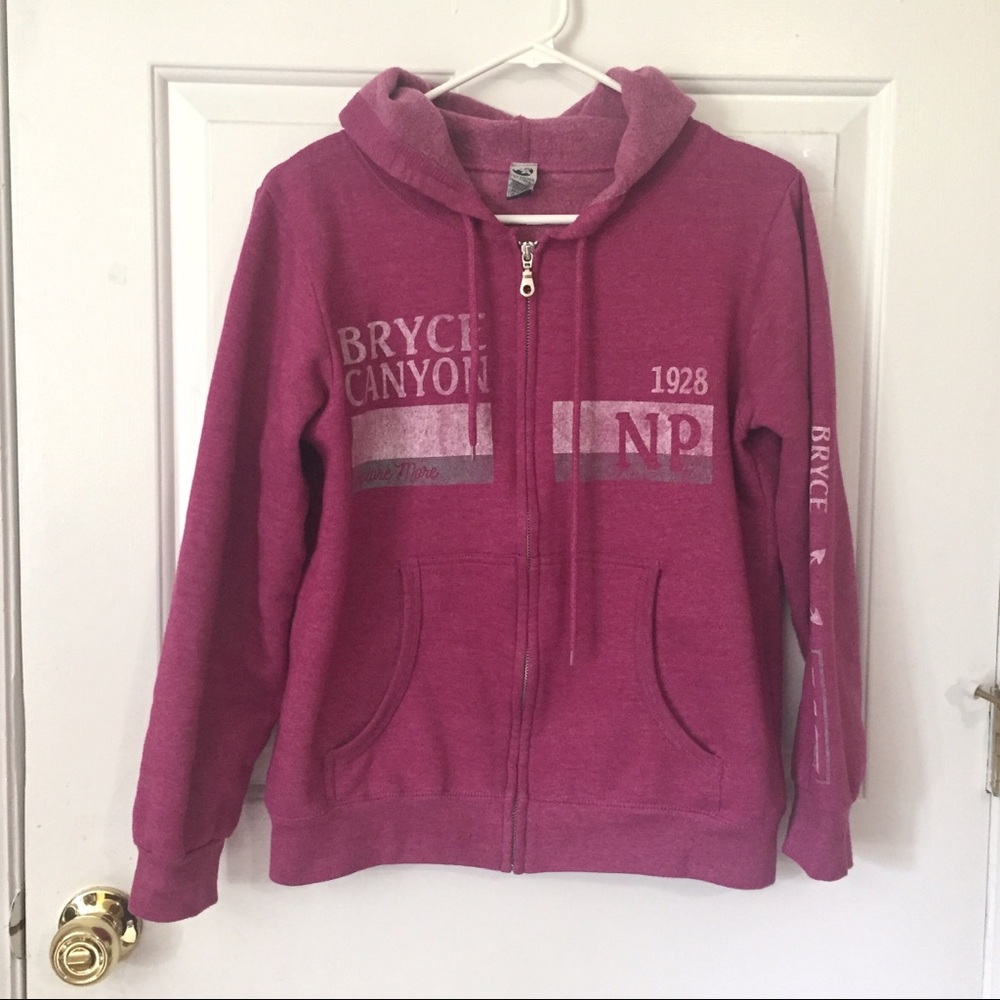 Bryce Canyon Pink Zip-Up Hoodie
